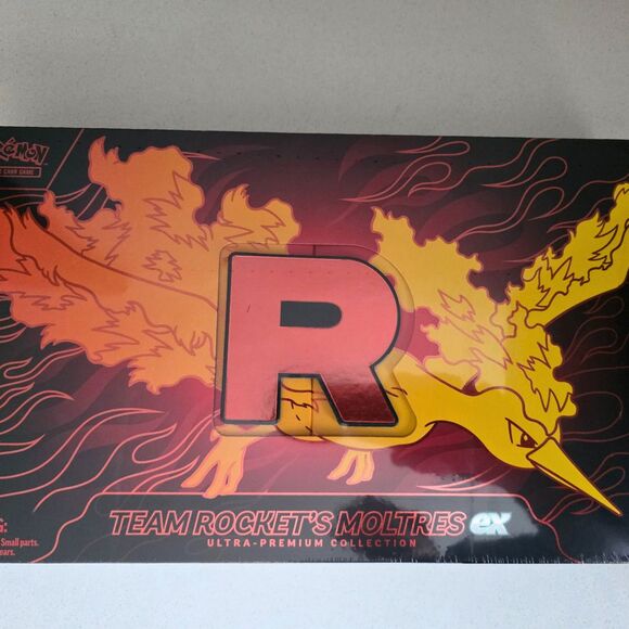 Pokémon Team Rocket's Moltres ex UPC Ultra Premium Collection Pokemon - NEW - Picture 2 of 6